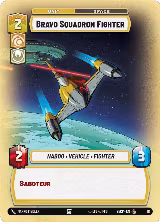Bravo Squadron Fighter, Secrets of Power: Weekly Play Promos — Star Wars card price