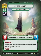 First Light - Threatening Elegance (25) — card price
