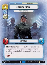 Galen Erso - You'll Never Win (31) — card price