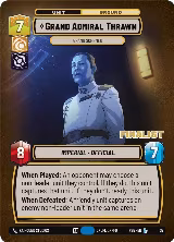 Grand Admiral Thrawn - Grand Schemer (Finalist) (35), Organized Play Promos — Star Wars card price