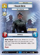 Galen Erso - You'll Never Win (32), Judge Promos — Star Wars card price