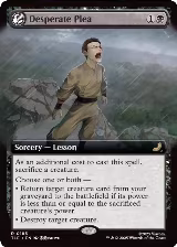 Desperate Plea (Extended Art) (185) — card price