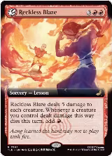 Reckless Blaze (Extended Art) (197) — card price
