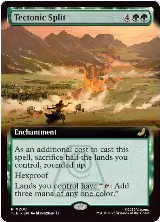 Tectonic Split (Extended Art) (208) — card price