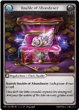 Bauble of Abundance (096) (096), Promotional Cards — Grand Archive card price