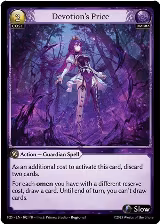 Devotion's Price (102), Promotional Cards — Grand Archive card price