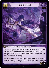 Sinistre Stab (129), Promotional Cards — Grand Archive card price
