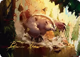 Badgermole Art Card (Gold-Stamped Signature) (12) — card price