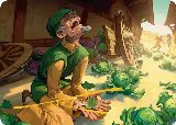 Unlucky Cabbage Merchant Art Card (Gold-Stamped Signature) (19) — card price
