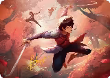 Jet, Freedom Fighter Art Card (Gold-Stamped Signature) (22), Art Series: Avatar: The Last Airbender — Magic card price