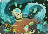 Aang, at the Crossroads Art Card (Gold-Stamped Signature) (45), Art Series: Avatar: The Last Airbender — Magic card price