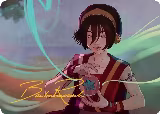 Toph, the First Metalbender Art Card (Gold-Stamped Signature) (49), Art Series: Avatar: The Last Airbender — Magic card price