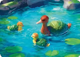 Turtle-Duck Art Card (18) — card price