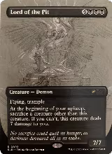 Lord of the Pit (Sketch Showcase) (893), Secret Lair Drop Series — Magic card price