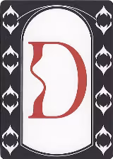 Letter Card - D — card price