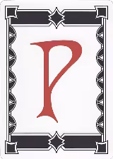 Letter Card - P — card price