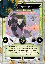 Cyprong - Champion of Dionysus (Serialized) (KO25 /16) — card price