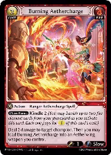 Burning Aethercharge (079) — card price