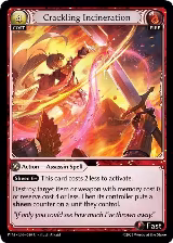 Crackling Incineration (080) — card price