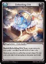 Enfeebling Orb (011) — card price