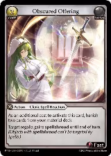 Obscured Offering (053), Phantom Monarchs — Grand Archive card price
