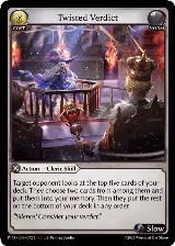 Twisted Verdict (072) — card price
