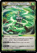 Buffeting Hurricane (Curio Foil) (136) — card price