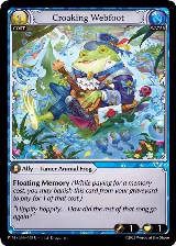 Croaking Webfoot (Curio Foil) (108) — card price