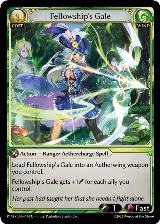 Fellowship's Gale (Curio Foil) (144) — card price