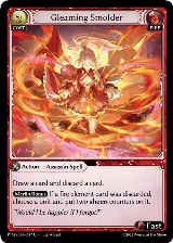Gleaming Smolder (Curio Foil) (087), Phantom Monarchs — Grand Archive card price