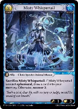Misty Whispertail (Curio Foil) (120) — card price