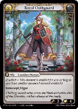 Royal Oathguard (Curio Foil) (063), Phantom Monarchs — Grand Archive card price