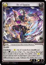 Six of Spades (Curio Foil) (066), Phantom Monarchs — Grand Archive card price