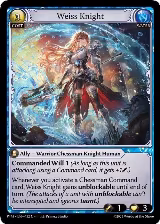 Weiss Knight (Curio Foil) (132) — card price