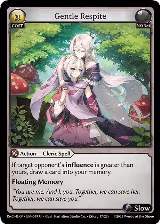 Gentle Respite (019), Merlin Re: Collection, Brilliant Vestige — Grand Archive card price