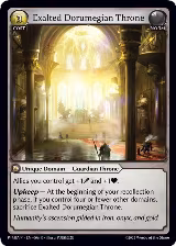 Exalted Dorumegian Throne (006) — card price