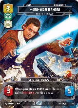Obi-Wan Kenobi - Protective Padawan (3/3) — card price