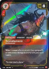 Tryndamere, Barbarian (034/298), Riftbound Organized Play Promotional Cards — Riftbound card price