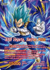 Vegeta // SSB Vegeta, Saiyan Pride (Championship 2025 Finals Alternate Art Leader Card) (BT27-001), Tournament Promotion Cards — DB Super card price