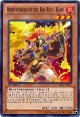 Brotherhood of the Fire Fist - Hawk (CBLZ-EN021) — card price