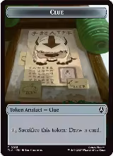 Clue (0015) // Spirit (0003) Double-Sided Token (15 // 3) — card price