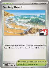 Surfing Beach - 129/132 (129/132), Prize Pack Series Cards — Pokémon card price