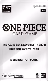 The Azure Sea's Seven - Release Event Pack, The Azure Sea's Seven Release Event Cards — One Piece card price