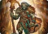Ajani, Outland Chaperone Art Card (28) — card price