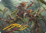 Champions of the Shoal Art Card (Gold-Stamped Signature) (6) — card price