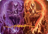 Fire Covenant Art Card (Gold-Stamped Signature) (52) — card price