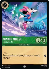 Minnie Mouse - Spinning Skater (72/204) — card price
