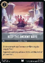 Keep the Ancient Ways (196/204) — card price