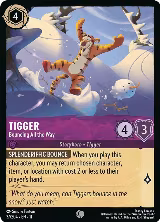 Tigger - Bouncing All the Way (37/204) — card price