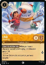 Lilo - Snow Artist (2/204) — card price